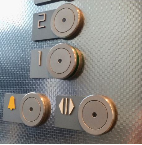 Elevator Button Panel Layout Elevator Button Panel & Front Wall